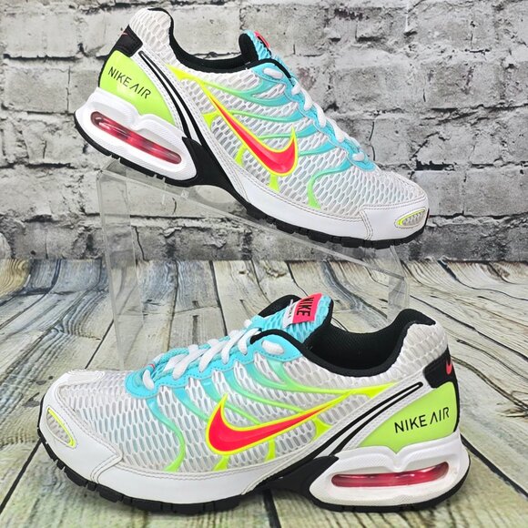 Nike Air Max Torch 4 Women’s Size 7.5 Running Shoes White Volt Crimson CW5607-10 - Picture 2 of 9